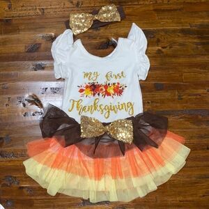 My First Thanksgiving • 4 Piece Set • Size 90 // 2T